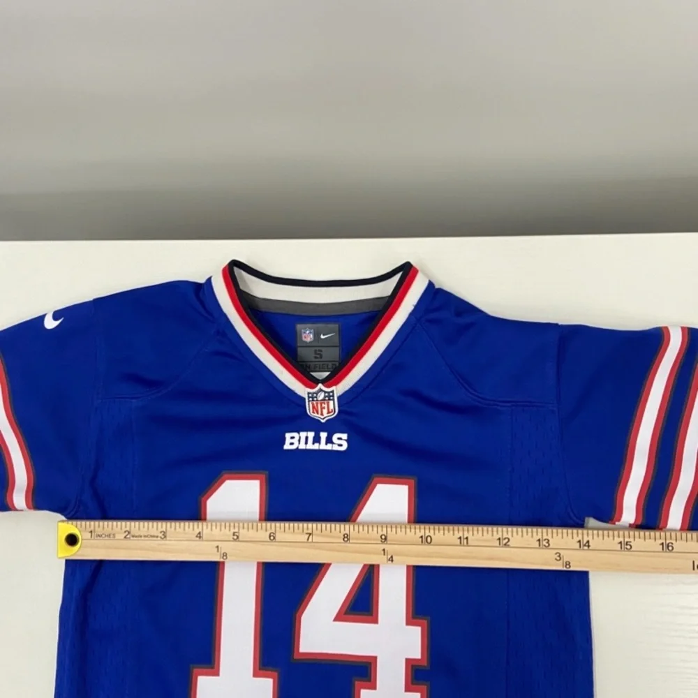 NIKE Buffalo Bills #14 Stefon DIGGS NFL Jersey KIDS BOYS size Small 4 Royal Blue